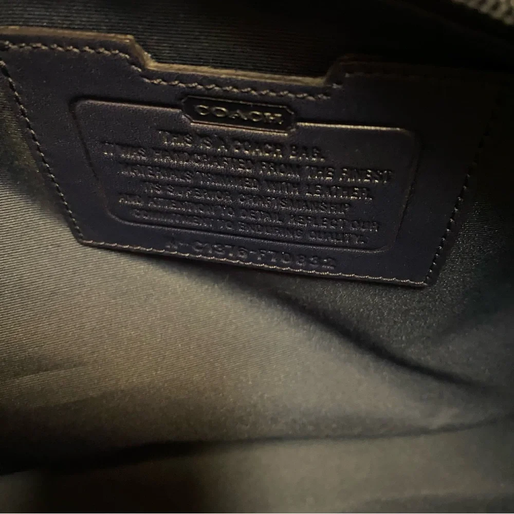 Coach Heritage Canvas Weekender Tote Bag 22”x13” - Picture 6 of 6